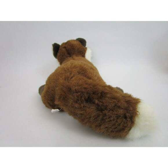 Fox Stuffed Animal Toy White & Brown 11" Body 1994 Plush Creations, Inc. Vintage - Picture 9 of 9